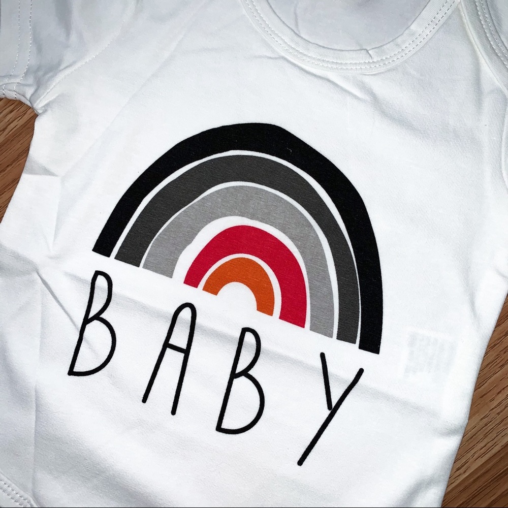 Rainbow Baby Short Sleeved Bodysuit - Picture 3 of 4